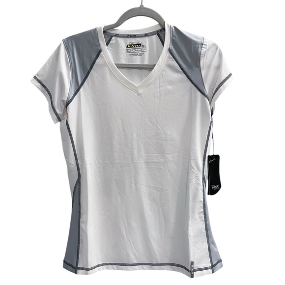 NWT Klim Women's Advantage Tech T Shirt White Size Medium - Picture 2 of 7